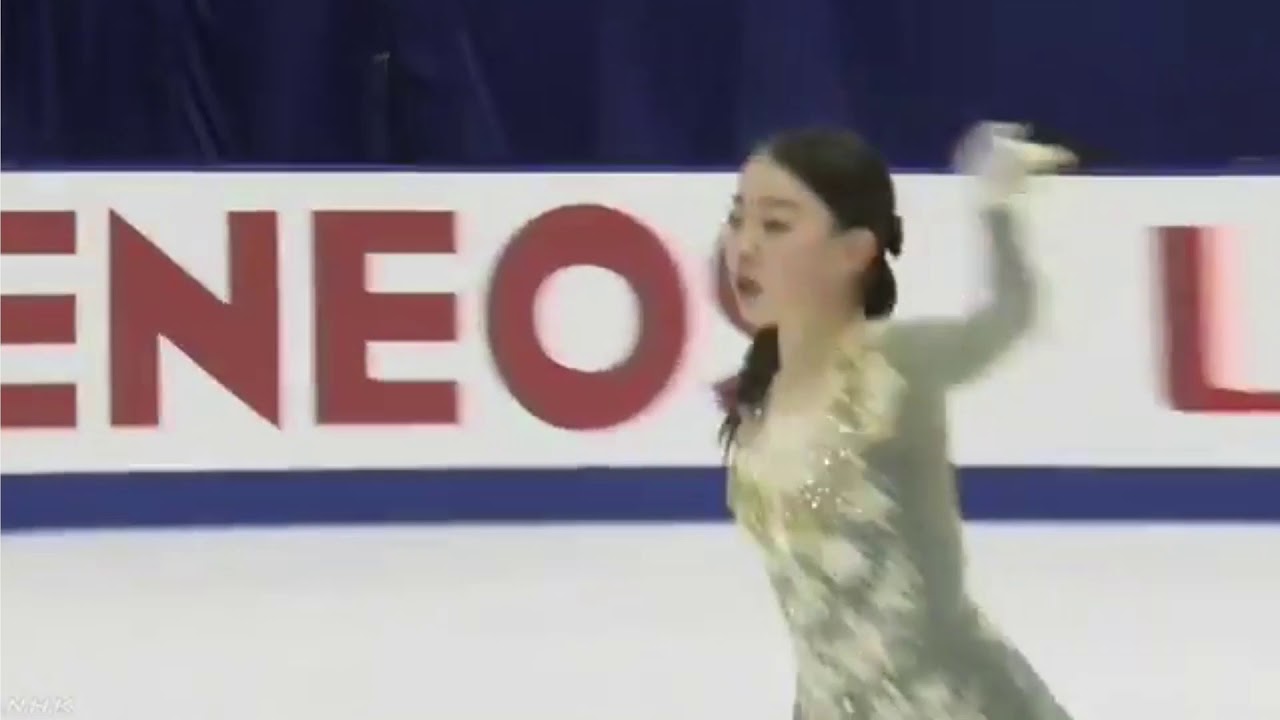 Rika KIHIRA [ jump practice] NHK Trophy 2019