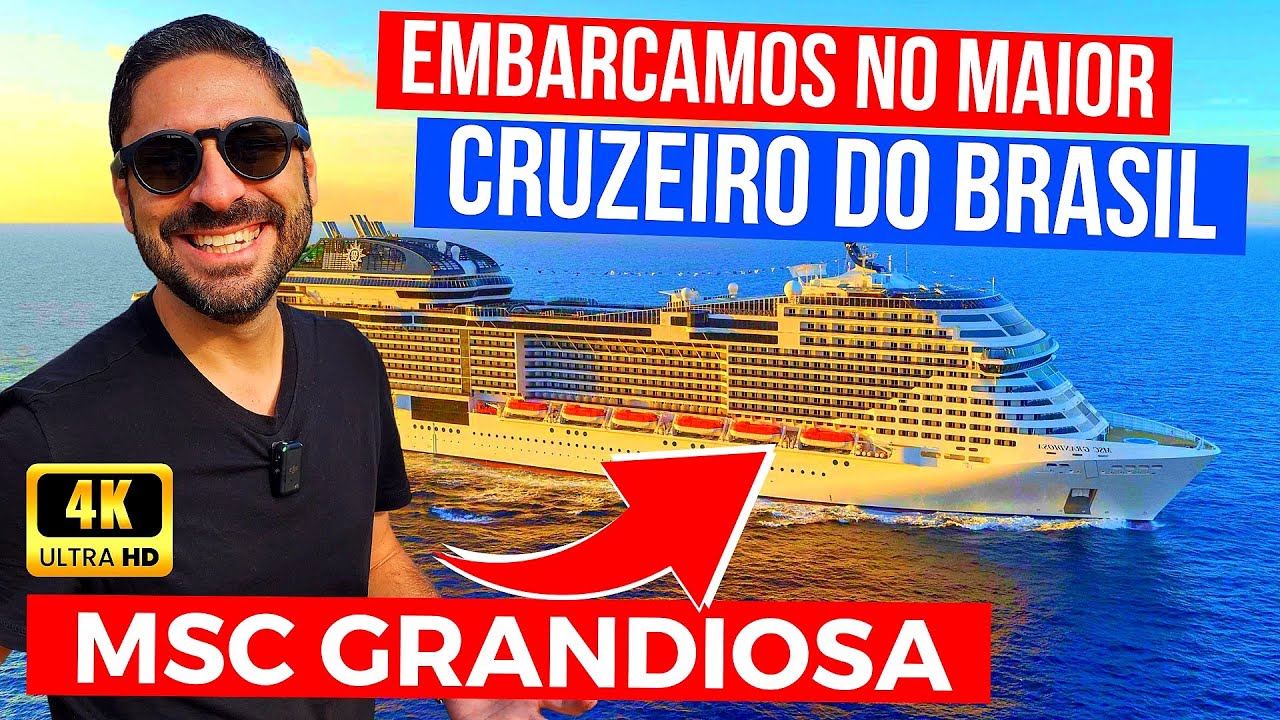 EMBARCANDO NO MSC GRANDIOSA DA MSC CRUZEIROS, O MAIOR DA TEMPORADA BRASILEIRA 2023!
