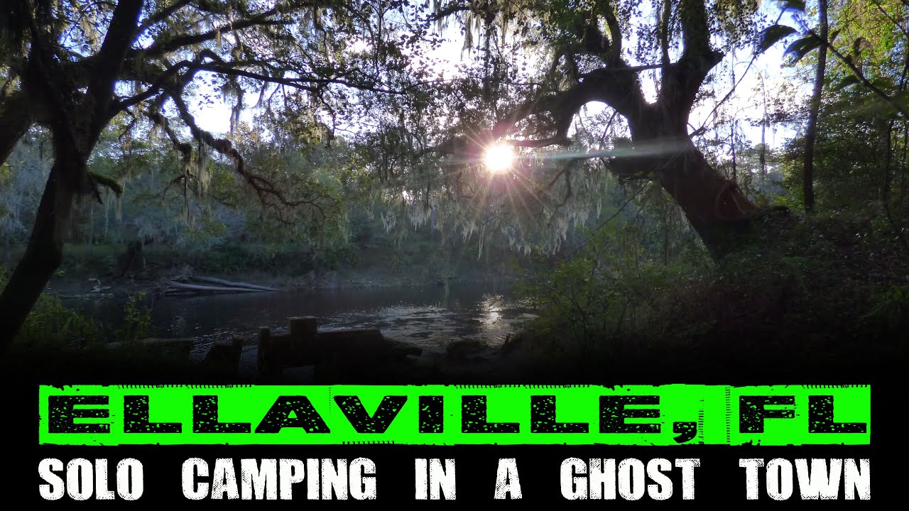 Ellaville, Fl - Solo Camping in a Ghost Town - Halloween Special Part 2 #solocamping #ghosttown
