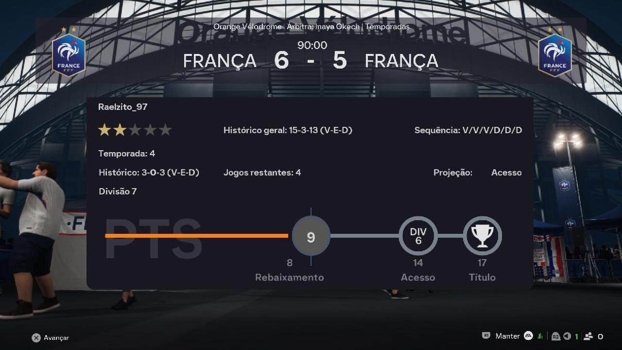 França x França l Fifa 26 l Temporadas