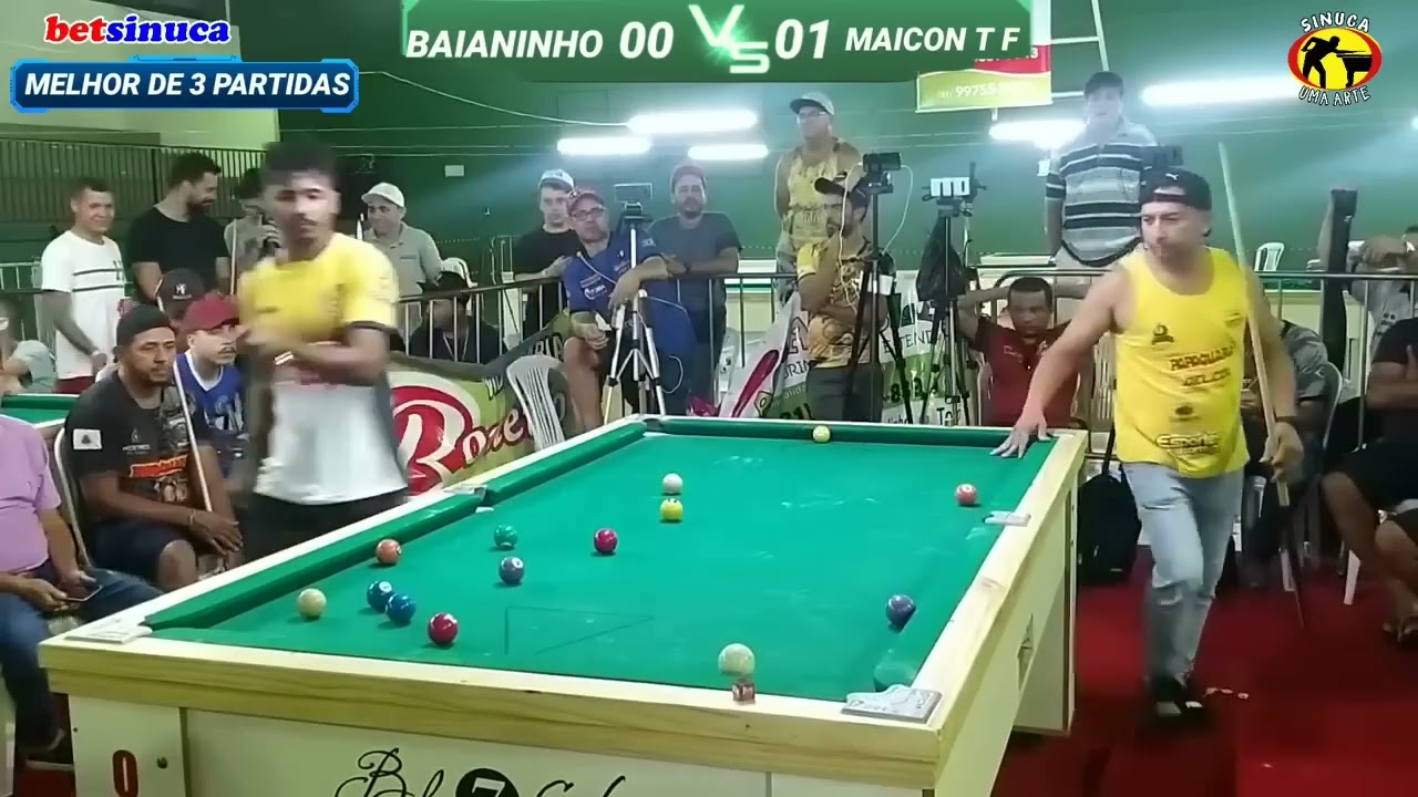 A primeira e única final de torneio entre Baianinho vs Maycon