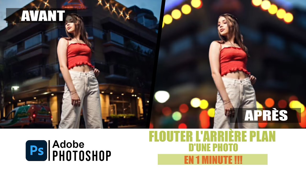 Flouter l'Arri&egrave;re Plan d'une Photo