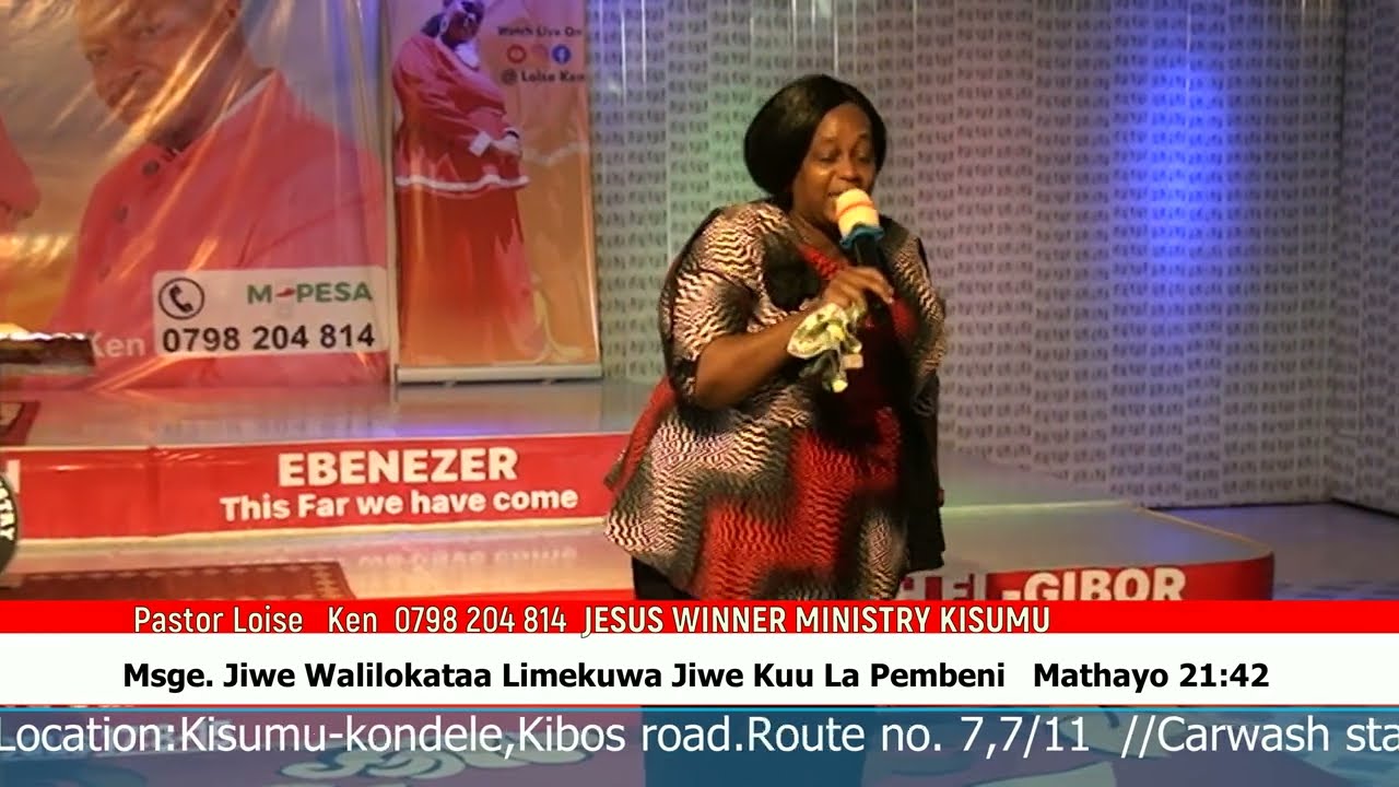 JIWE WALILOLIKATAA LIMEKUWA JIWE KUU LA PEMBENI BY PST. LOISE KEN//Jesus Winner Ministry Kisumu