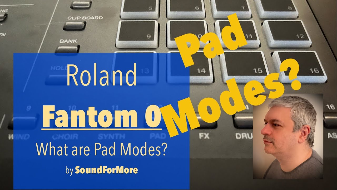 Roland Fantom 0/06/07/08 Music Workstation - Demo / Tutorial 6: How to use the Pad Modes