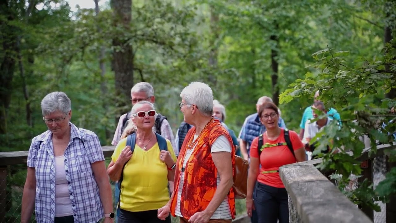 Le chemin &agrave; la cime des arbres de Saarschleife en groupe (spot promo 20')