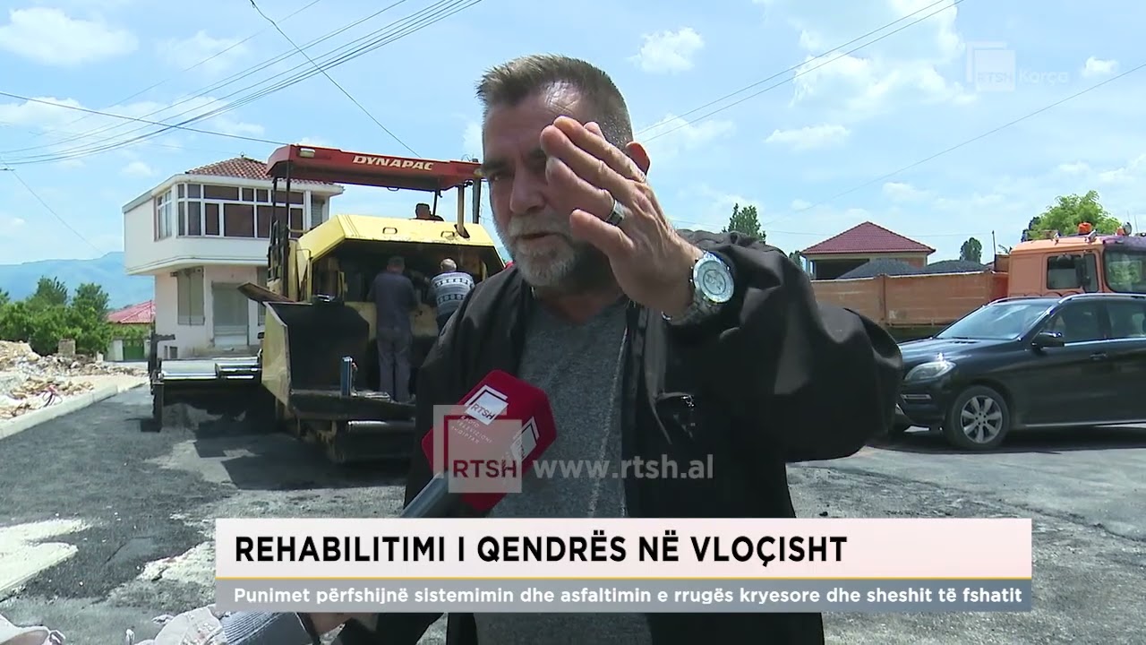 Vloçisht/ Punimet përfshijnë sistemimin dhe asfaltimin e rrugës kryesore dhe sheshit të fshatit
