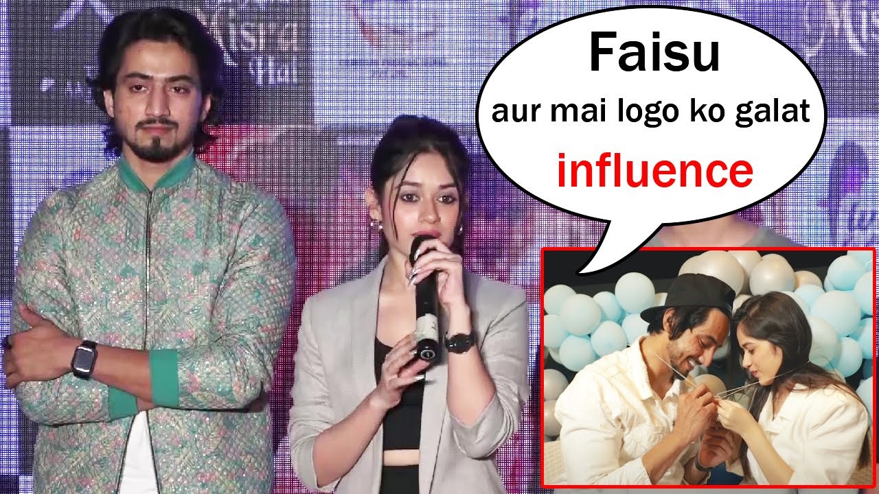 Jannat Zubair And Mr Faisu React On Social Media Trolling And Haters On Insta At Song Launch