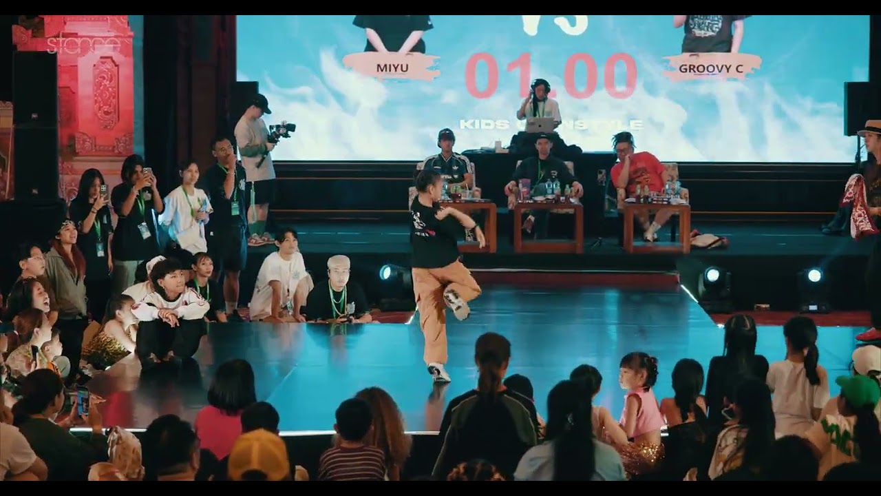 MIYU vs. GROOVY C Openstyles Kids 1v1 Semi | stance x JustDanceItOut 2025