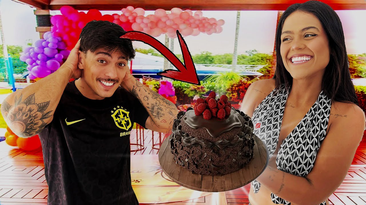 A CAMILA FEZ UM BOLO DE ANIVERSÁRIO PARA MIM 😁🎂