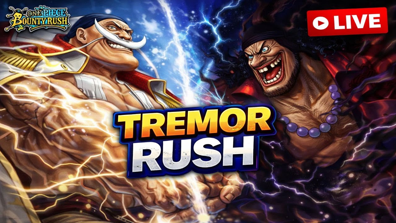Tremor Rush LIVE — Whitebeard & Blackbeard Chaos in OPBR!