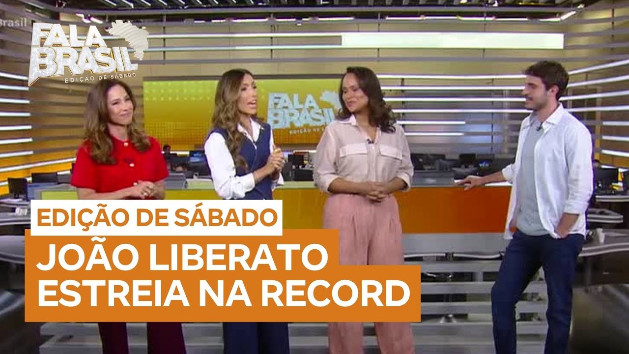 João Liberato, filho de Gugu, estreia quadro no Domingo Espetacular neste domingo (25)