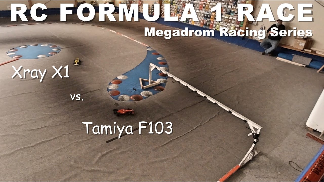 Old Tamiya F103 vs. New Xray X1🏎 RC F1 Racing with Foam Tires!