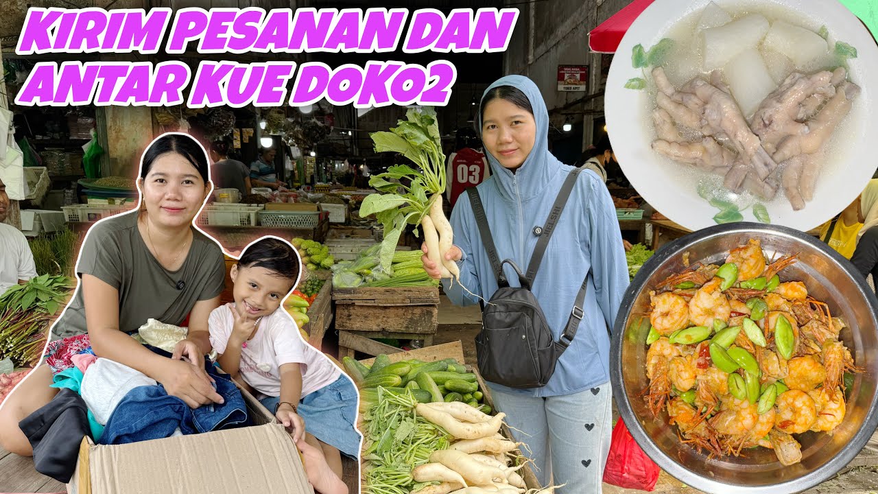 MASAK PETE SAMBAL UDANG DAN CEKER KUAH LOBAK LANJUT UNBOXING BERSAMA YUNA