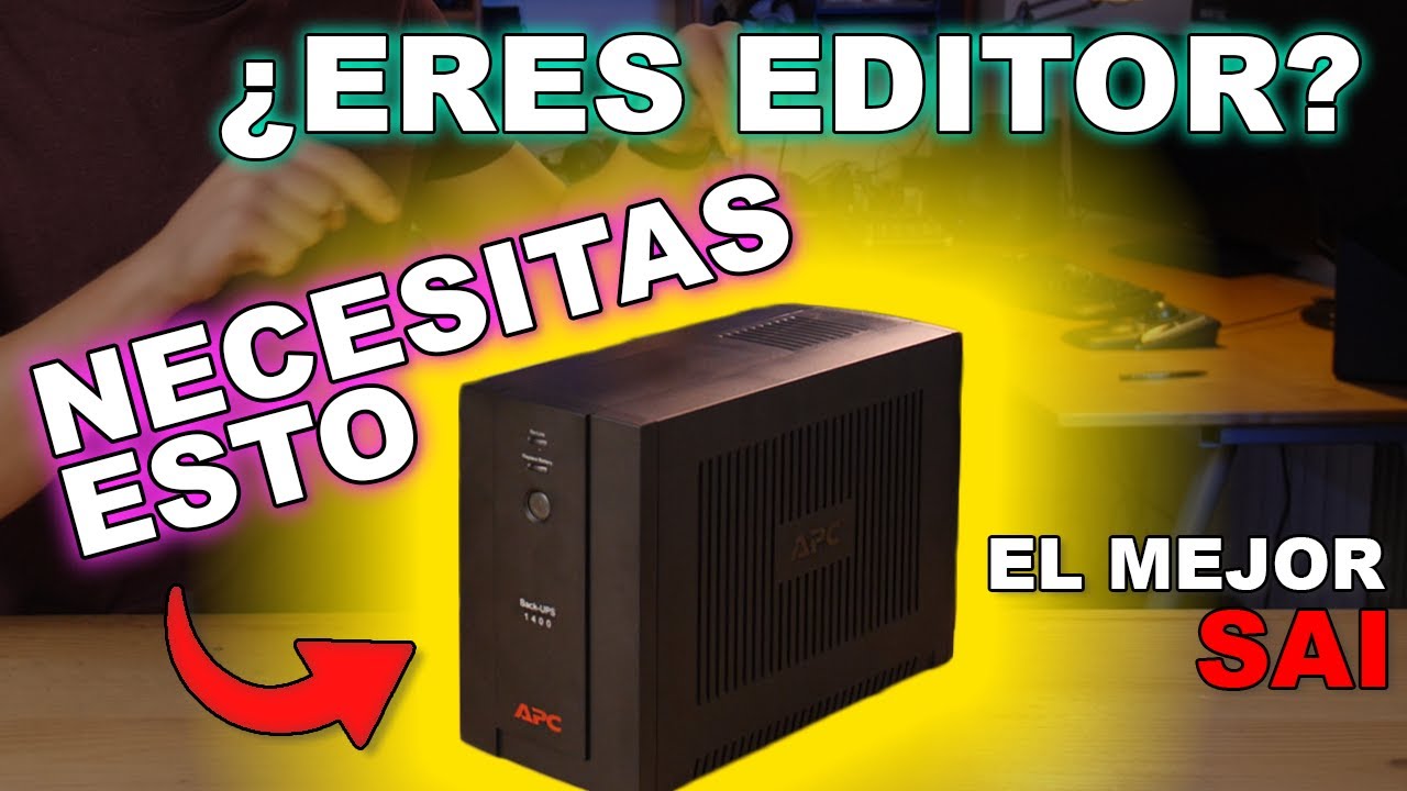 El Mejor SAI para Editores | APC Back UPS BX 1400 | Sistema de Alimentación Ininterrumpida - Español