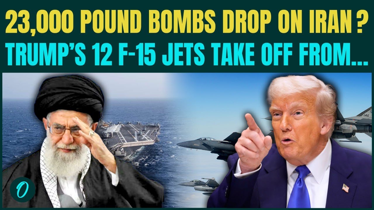 Trump to FINISH Iran With F-15s? 12 Jets, 2 NUCLEAR Warships READY to ATTACK Iran | Iran vs US War