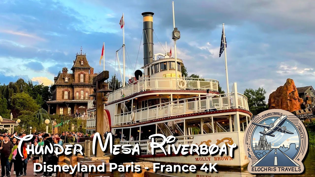 Disneyland Paris - Thunder Mesa Riverboat | Balade d'Automne en 4K à Bord du Molly Brown