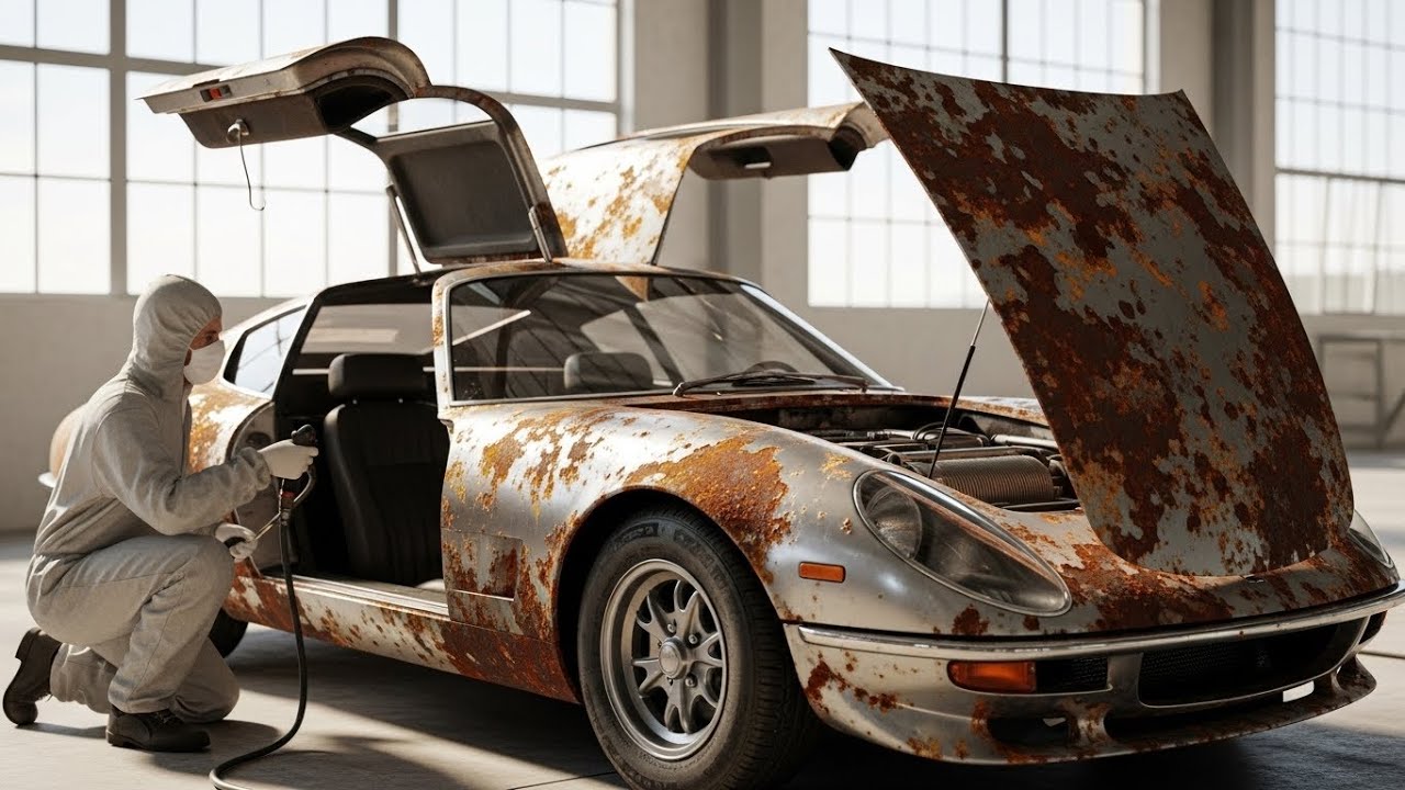 I Bought an Abandoned 1955 Mercedes 300SL for $8K… Then I Restored It (Silent ASMR)