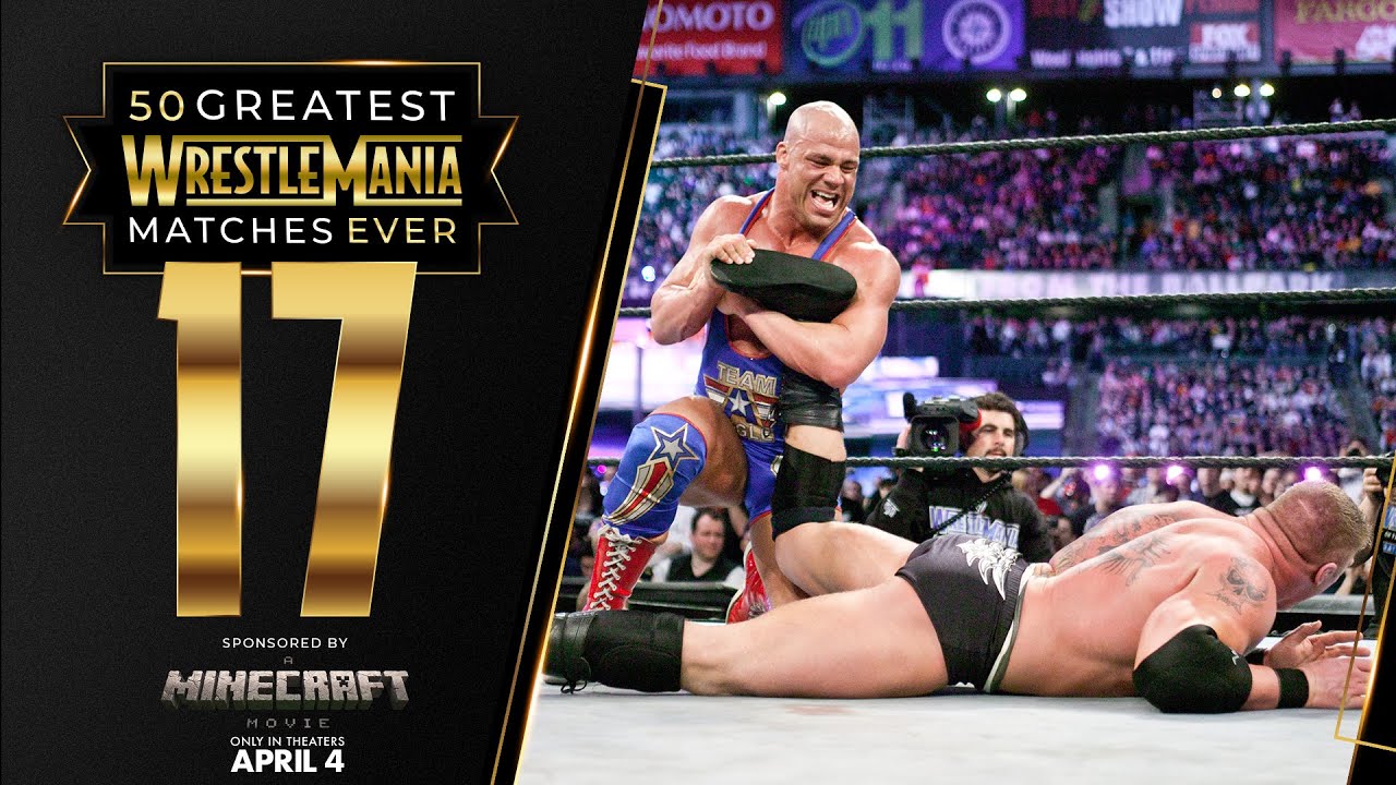 ПОЛНЫЙ МАТЧ: Курт Энгл против Брока Леснара – Матч за титул WWE: WrestleMania XIX