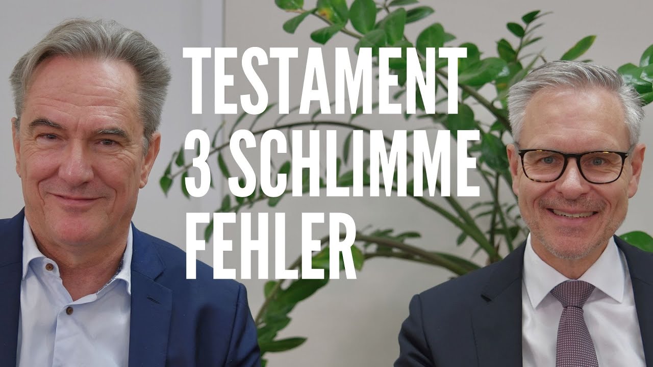 Die 3 schlimmsten Fehler in Laien-Testamenten – Interview mit Notar Gropengießer