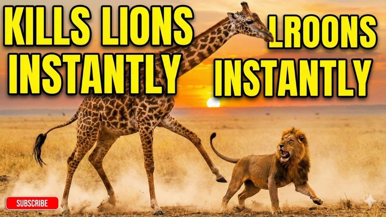Why Giraffes Rarely Sleep  The Deadly Kick Th