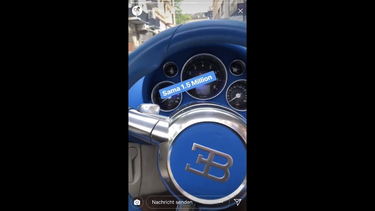Eno | Im Bugatti | insta Story 22.4.18