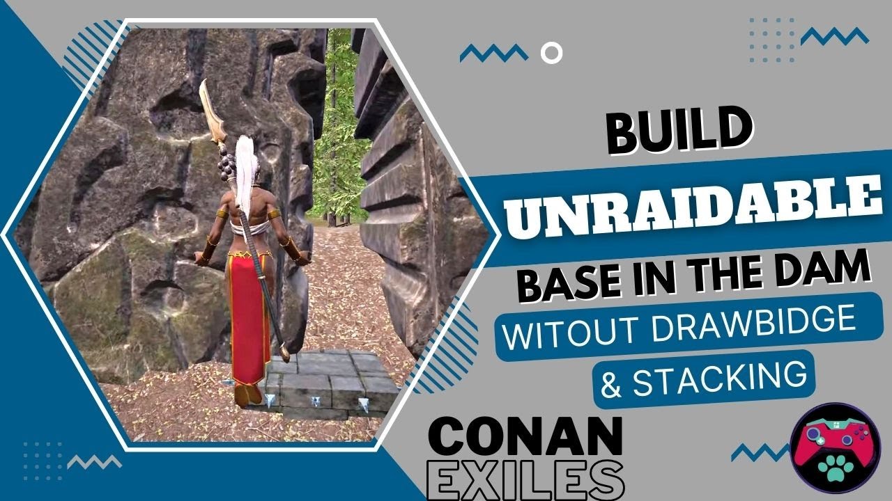 How To Make Unraidable Base In Damm In Conan Exiles | Building Unraidable Base In Damm |Conan Exiles