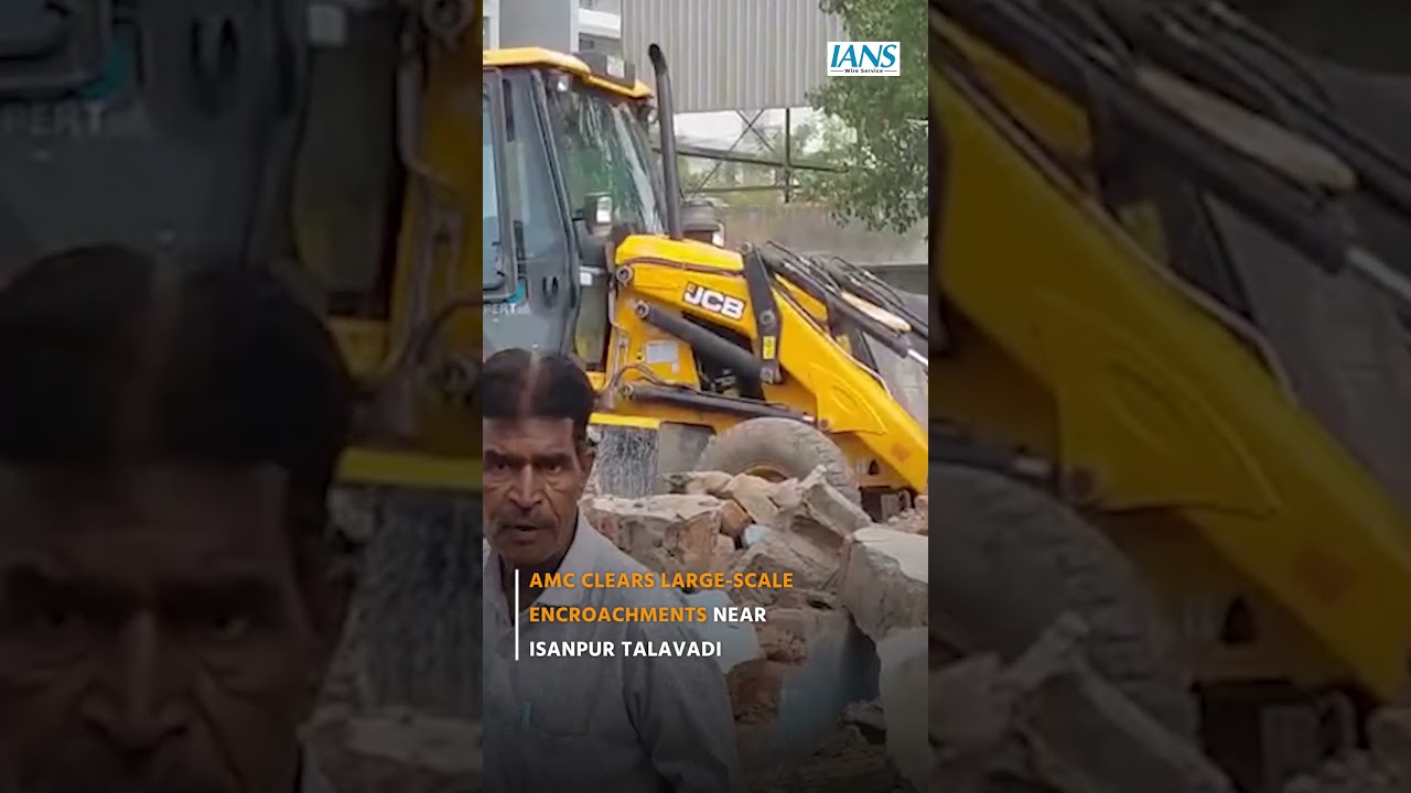 AMC Demolishes 200+ Illegal Huts In Ahmedabad Encroachment Drive