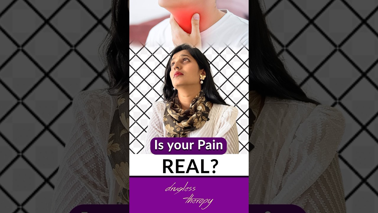 Is your PAIN REAL? #druglesstherapy #drpurvijayaaraaj #holistichealing #psychosomatic