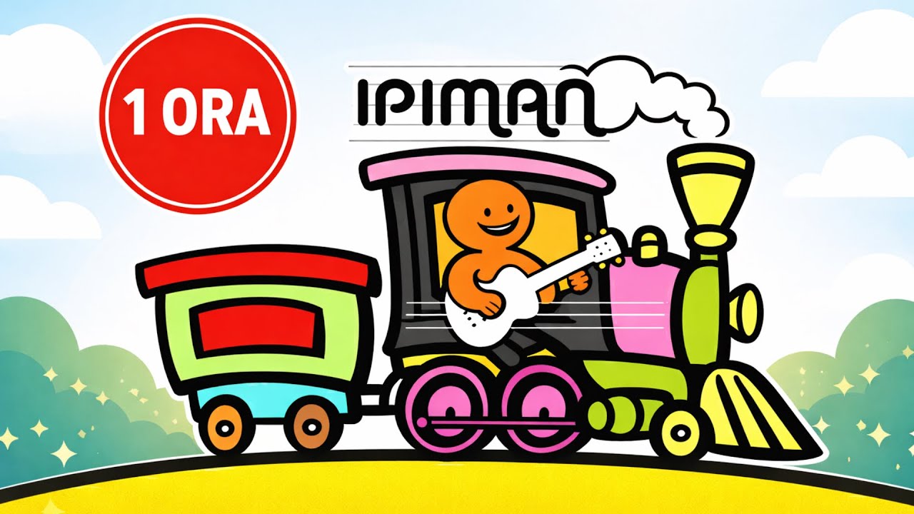 Musica Allegra per Bambini 🎵 1 Ora | Il Trenino di Ipiman 🚂 | Scuola, Gioco & Nanna