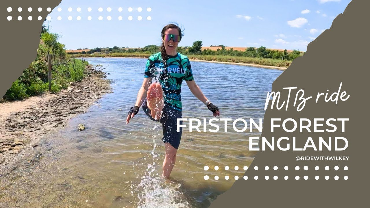 MTB on Friston Forest’s red trail and a quick dip to cool off