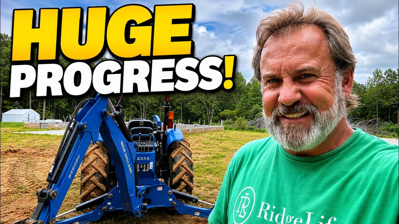 HUGE PROGRESS On The OFF GRID Barn House Build! | Rambling