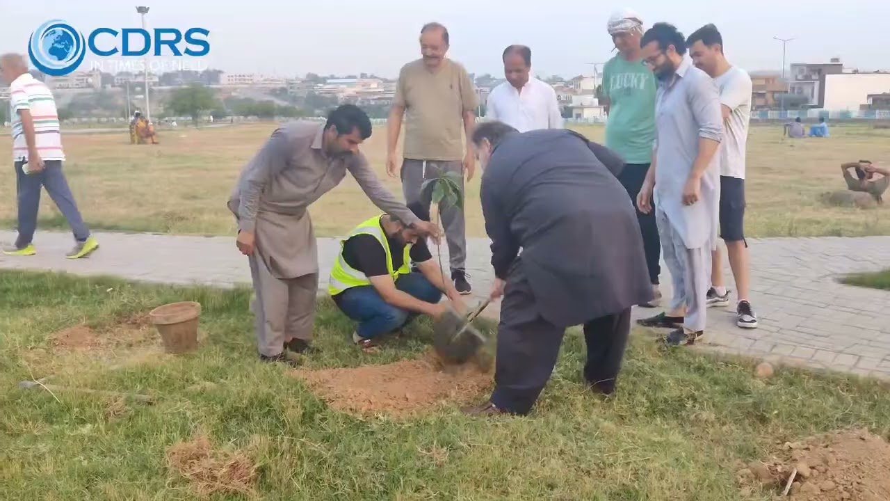 CDRS Comprehensive Disaster Response Services tree plantation activity.