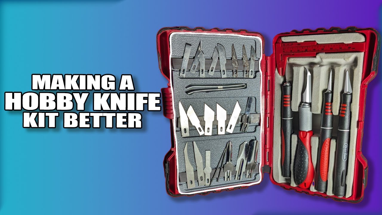 Improving my Hobby Knife Kit's Blade Storage #3dprinted