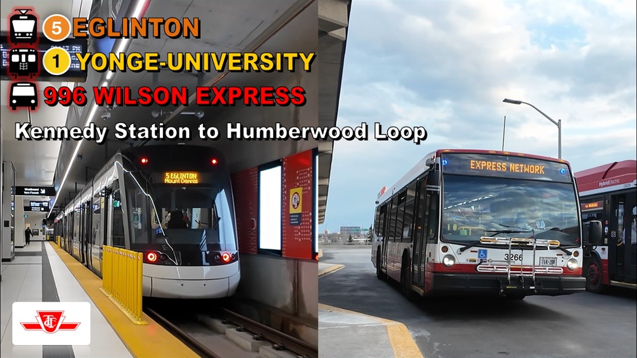 TTC POV Ride: Kennedy Station to Humberwood Loop Via Cedarvale Station