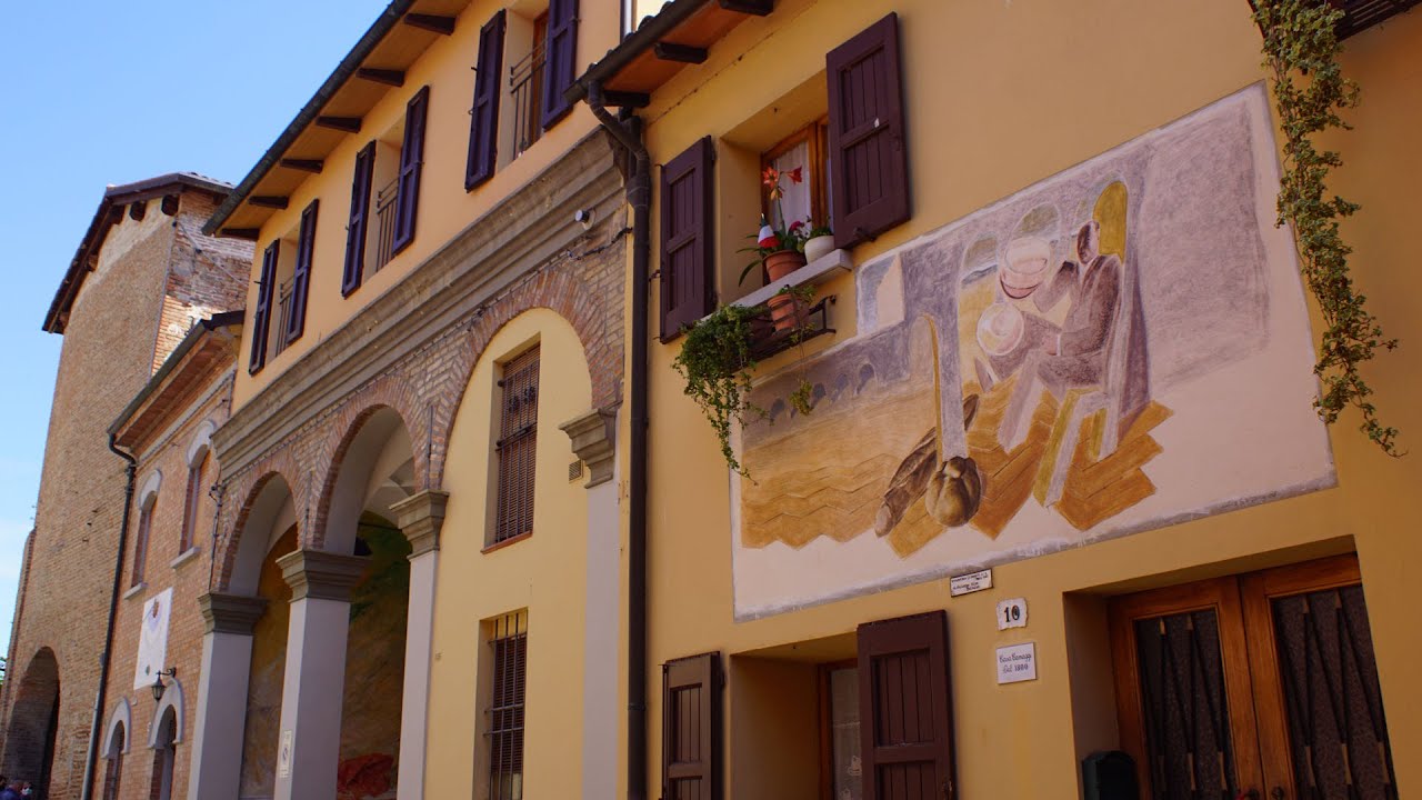 Italia 4K - Dozza  Imolese: il borgo dei murales