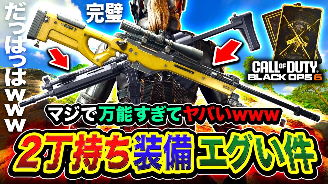 【新作CoD:BO6】SMGスナイパー装備！メイン武器2丁持ちがマジで万能すぎてエグい件www【ハセシン】Call of Duty: Black Ops 6