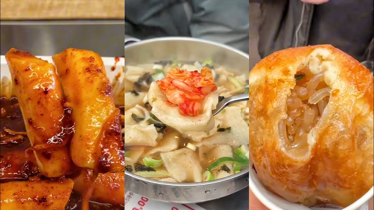 Ттокпокки с редькой, горячий суп с лапшой, острые жареные пирожки... ешьте их сейчас, пока холода...