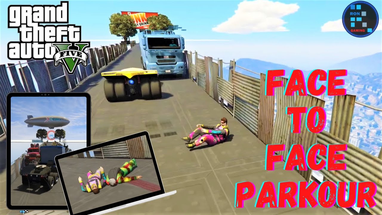 GTA V | Hilarious Face To Face Parkour - Game Cheating Karta Hai