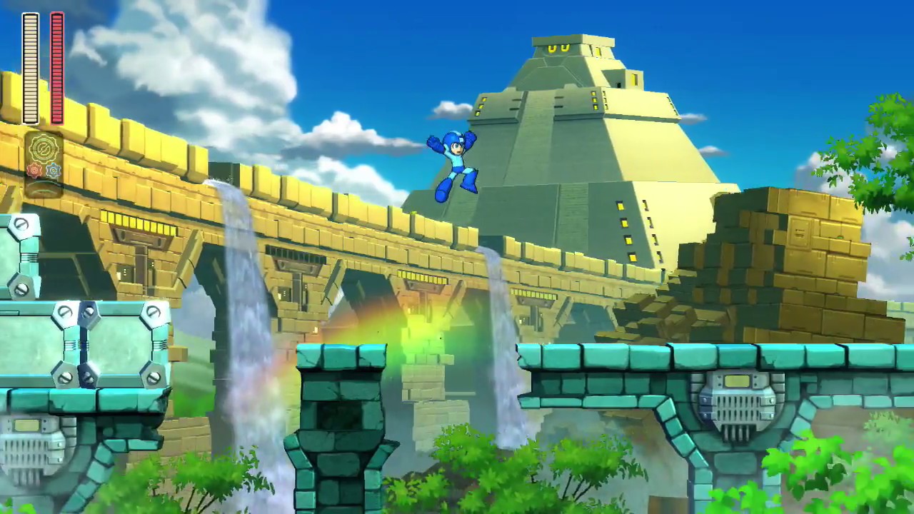 Mega Man 11 Demo: Full Playthrough: Double Gear Tutorial & Block Man Stage