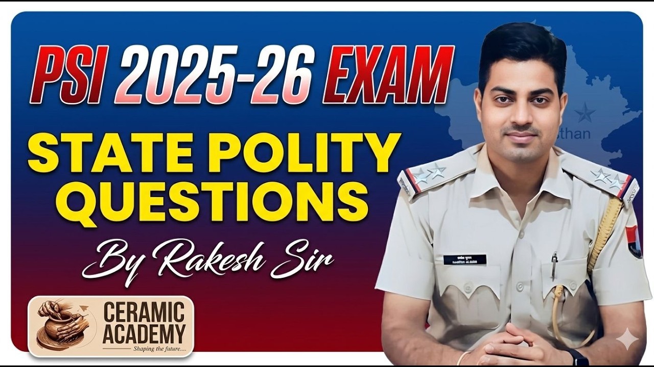 Proof Inside! State Polity Questions Straight from the Notes & Classes | PSI 2025-26