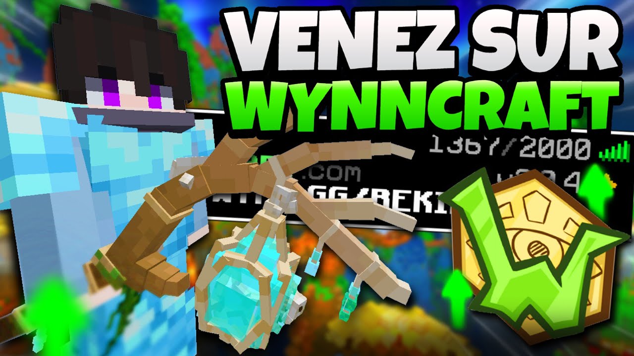 RIEN &Agrave; FAIRE sur GENSHIN IMPACT ? Venez JOUER &agrave; WYNNCRAFT ! (Minecraft MMORPG)