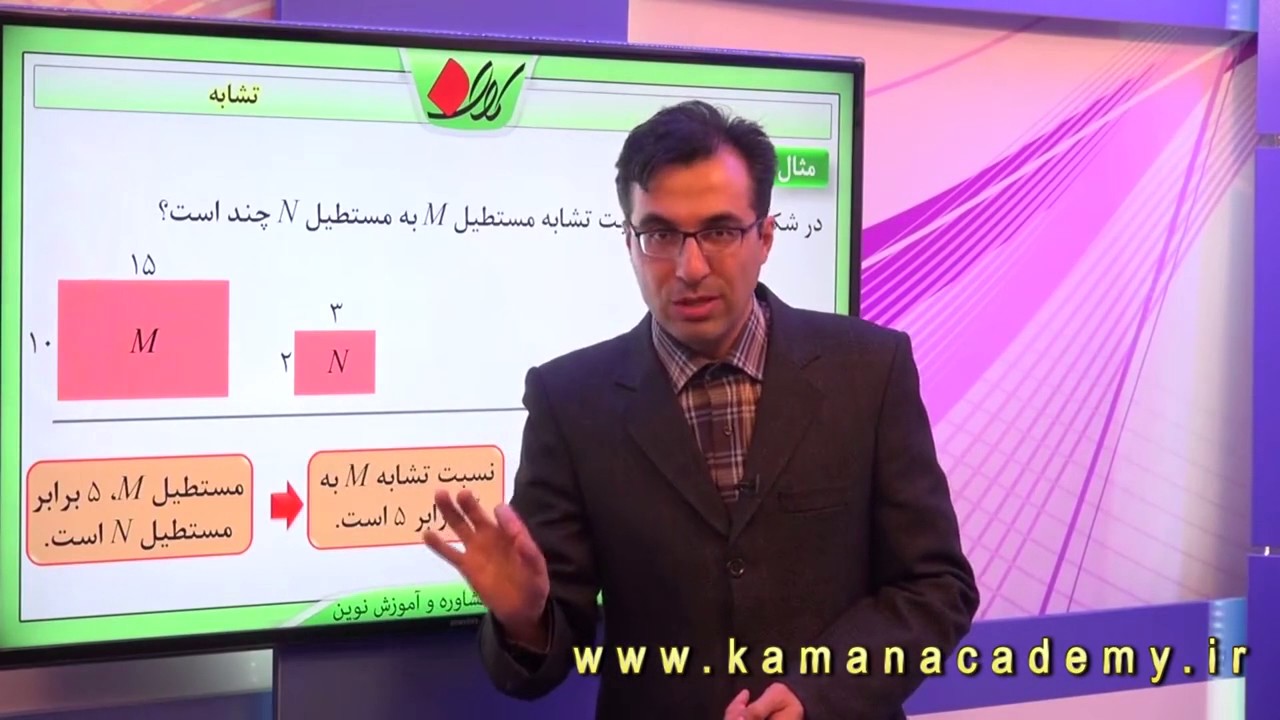 ریاضی نهم -  فصل سوم - تشابه