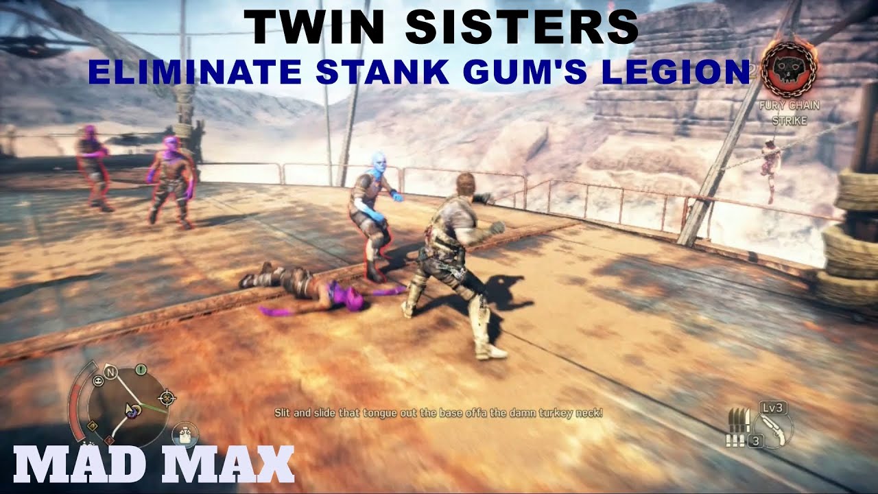 MAD MAX   TWIN SISTERS ELIMINATE STANK GUM'S LEGION