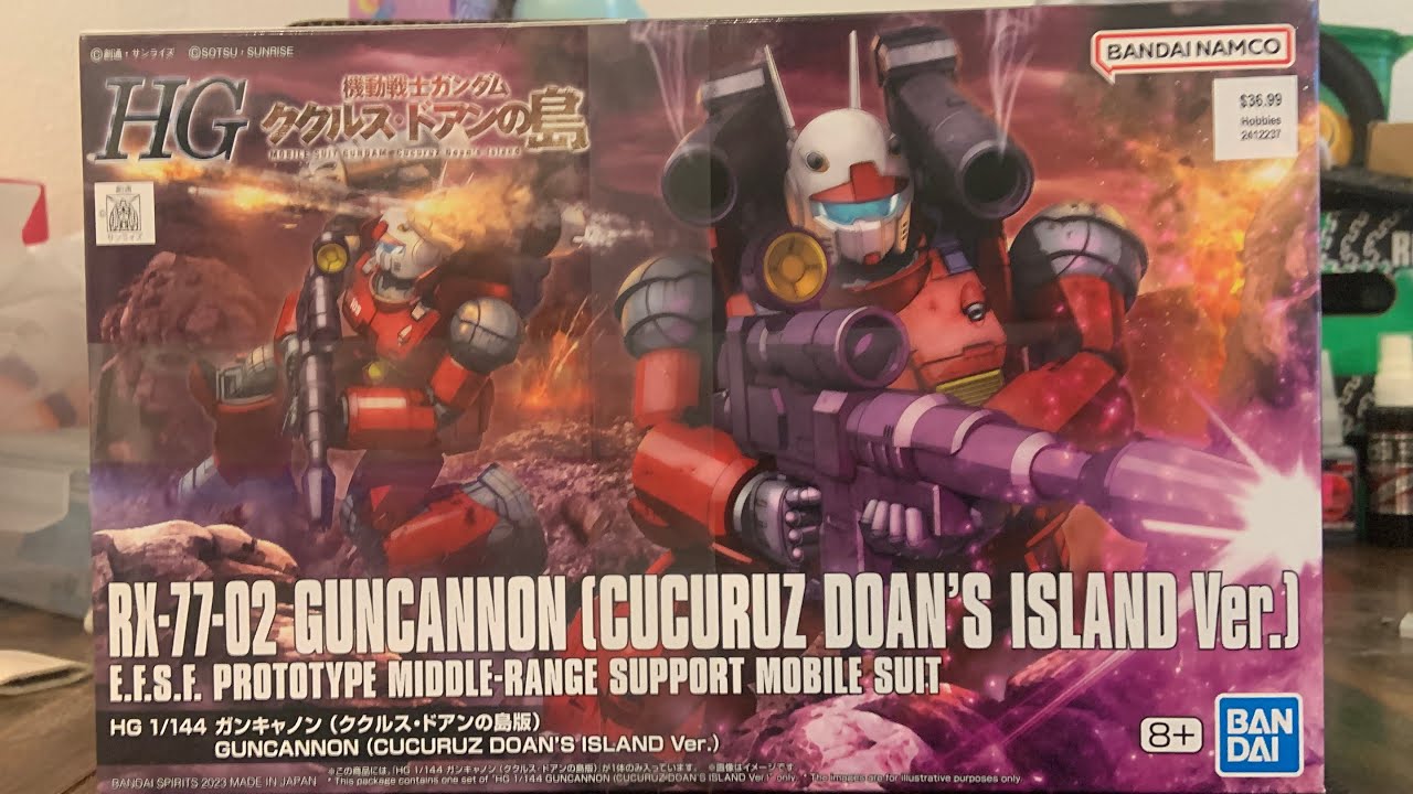 Gunpla Geek Reviews:  HG Cucurus Doan's Island 1/144 scale Guncannon