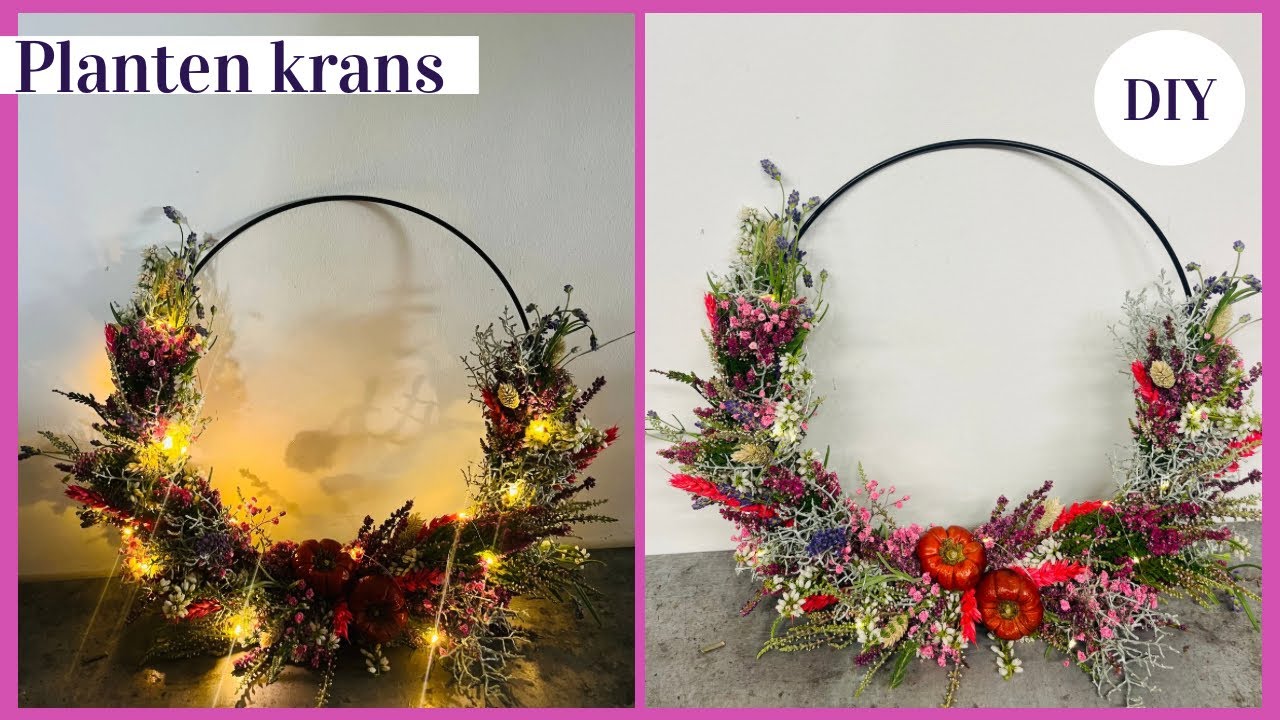 Houdbare krans 🌻🍁 | Cursus Bloemschikken # 309 | Carlein Tukkers
