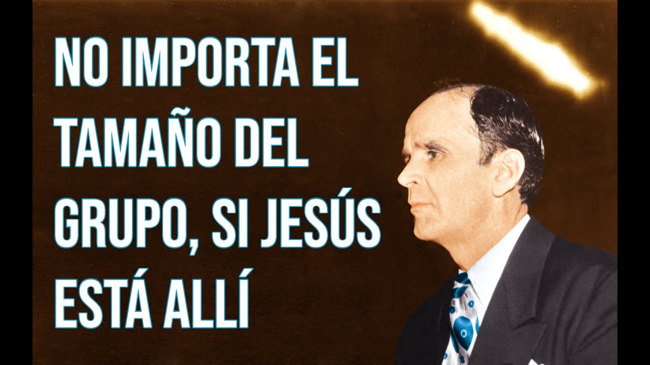 No importa el tamaño del grupo, lo importante es que Jesús está allí para reunirse con ese grupo