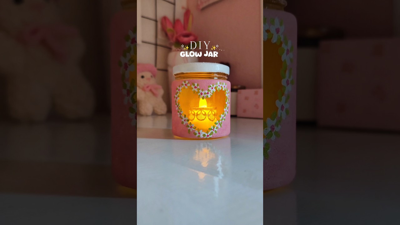 Diy Painting On Glass Jar || Easy Diwali Decoration #shorts #ytshorts #viral #handmade #diy #craft