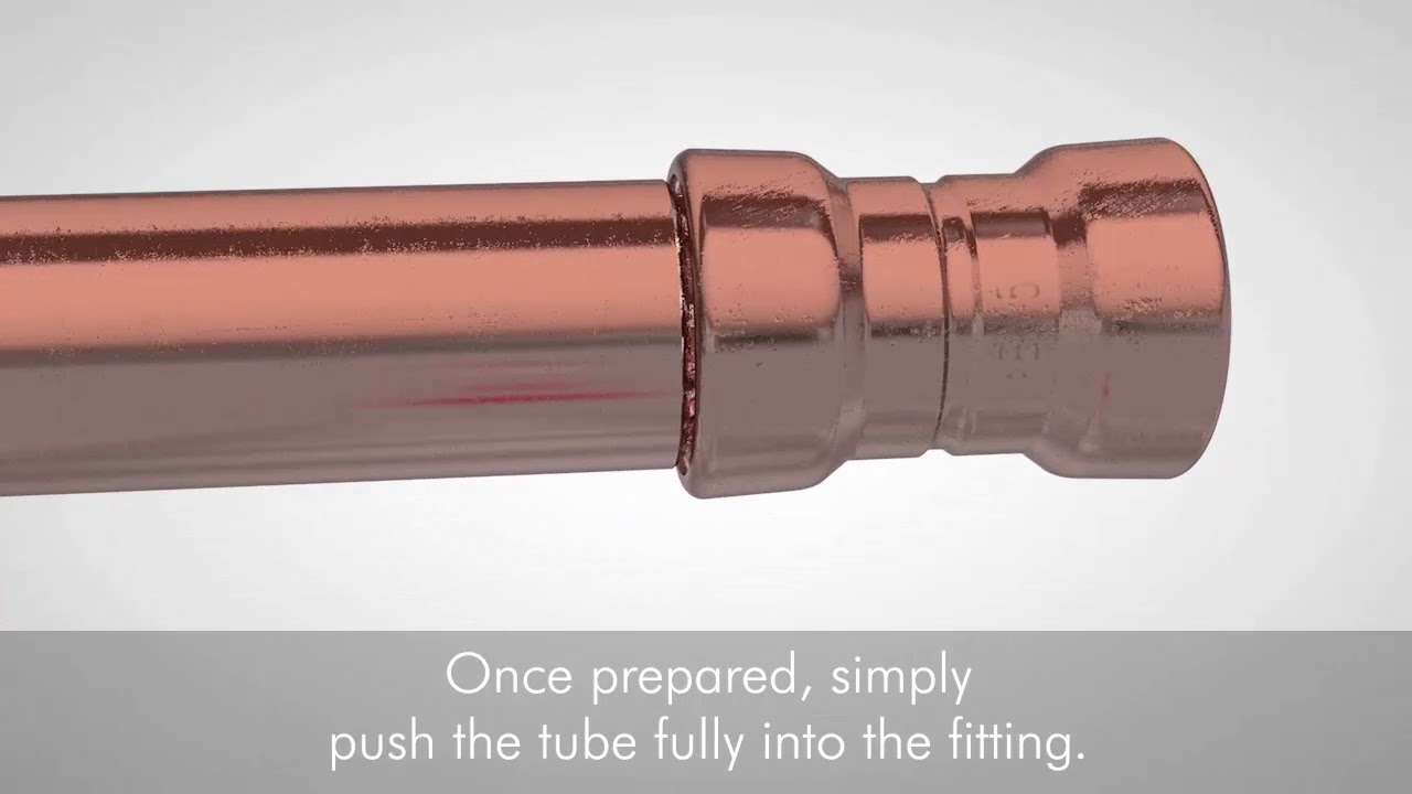 MasterFlow Copper Pushfit Installation