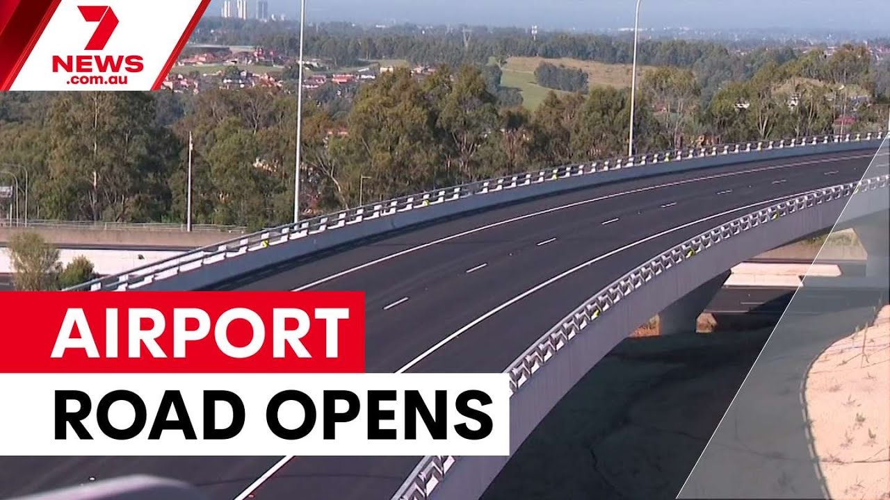 Автомагистраль M12 открывается как путь к аэропорту Западного Сиднея | 7NEWS