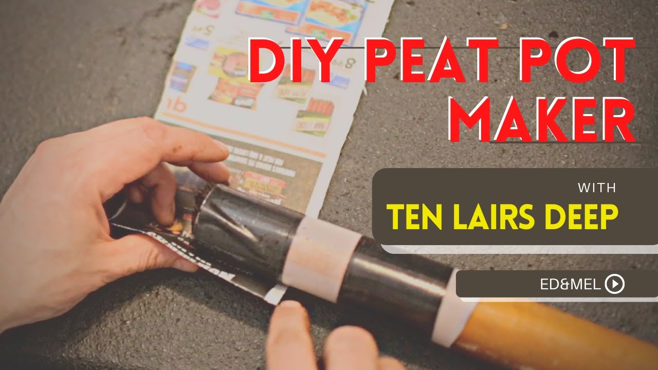 MAKE YOUR OWN PEAT POTS | DIY | SAVE MONEY, PLANT SEEDS | Zone 3 Flower Farm | TEN LAIRS DEEP